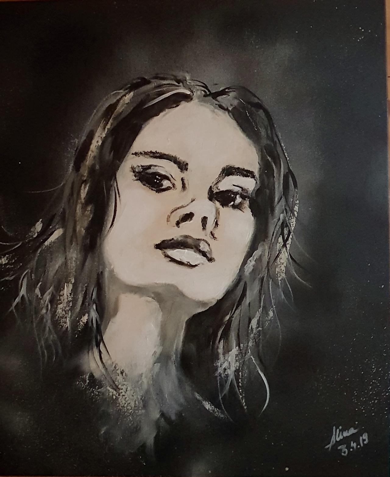 ArteDiAlina.com painting: I don't give up easily